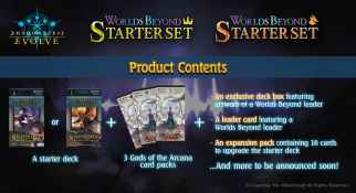 Shadowverse Evolve: Worlds Beyond Starter Set- Swordcraft or Dragoncraft splash