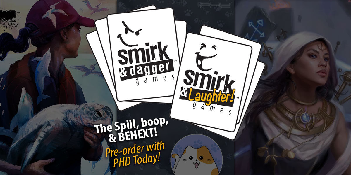 The Spill, boop, & BEHEXT — Smirk & Dagger Games