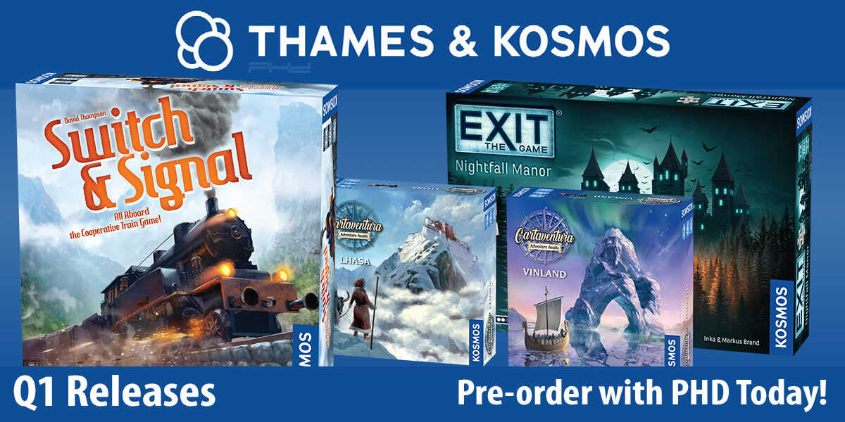 Switch & Signal, EXIT: Nightfall, Cartaventura: Lhasa & Vinland — Thames & Kosmos