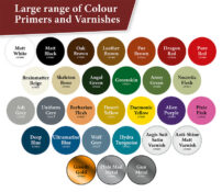 Large range of Color Primers and Varnishes