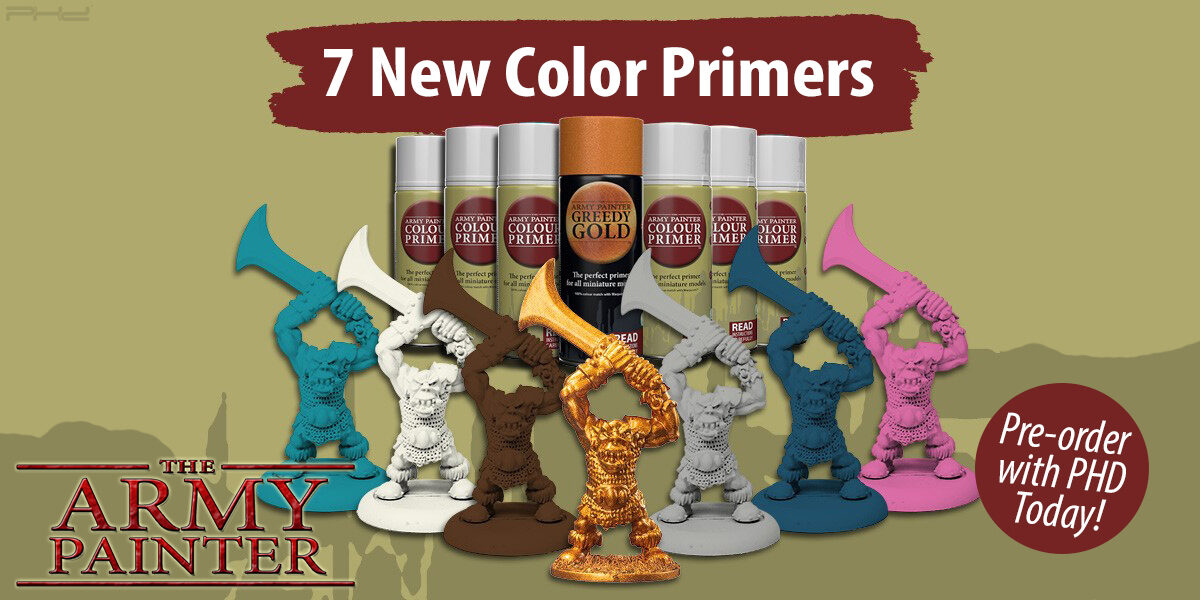 Seven New Color Primers — The Army Painter