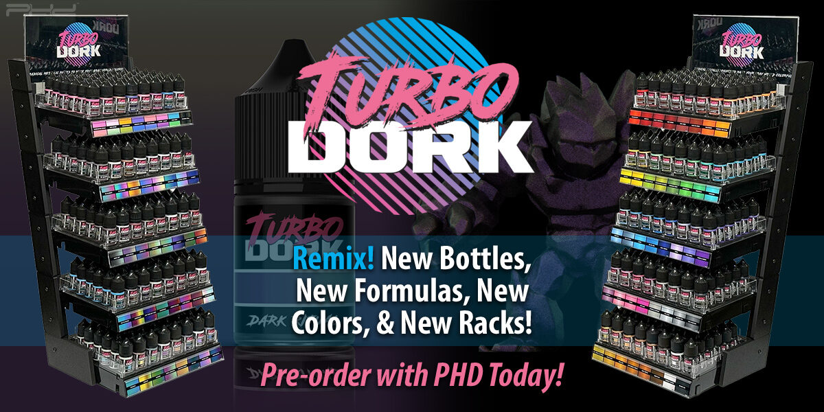 Turbo Dork Remix: New Bottles, Formulas, Colors, & Racks!