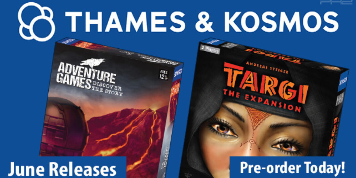 Adventure Games: The Volcanic Island & Targi Expansion — Thames & Kosmos