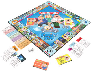 Monopoly: Family Guy setup