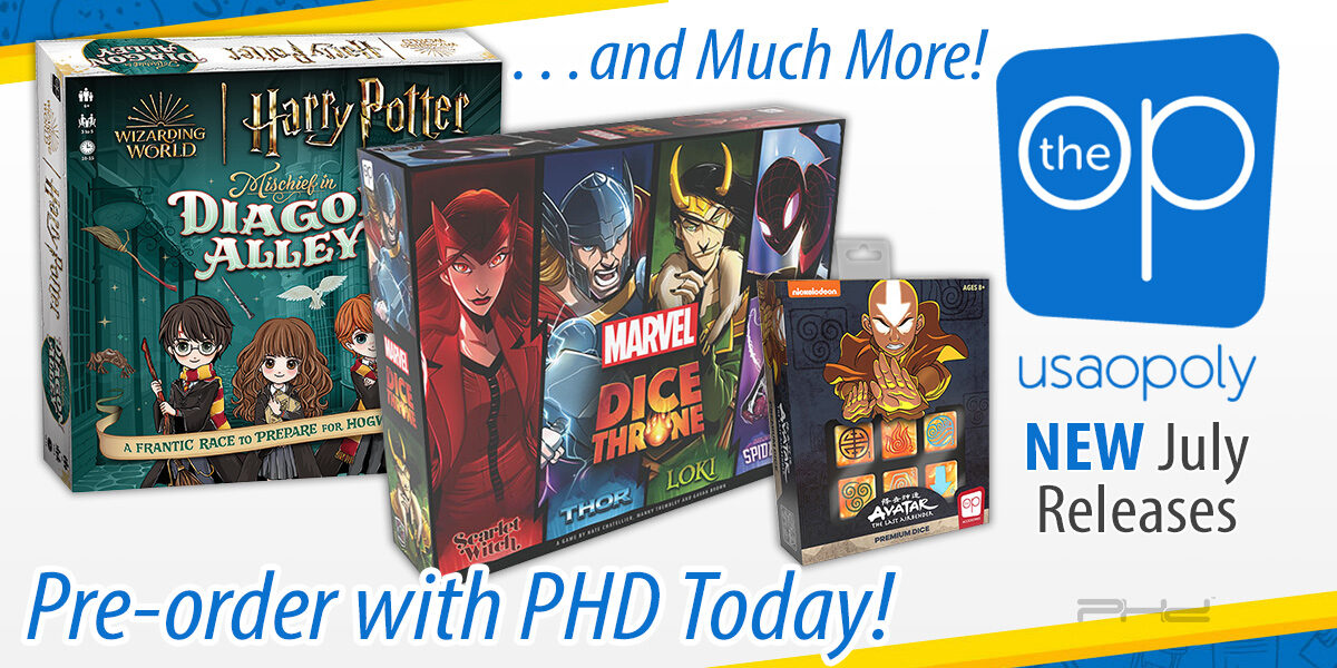 Marvel Dice Throne, Harry Potter: Mischief in Diagon Alley, & More — The Op