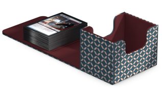 Deck Case: Sidewinder 100+ Shogun’s Journey- Part 2: Shippou (Blue / Dark Red), open