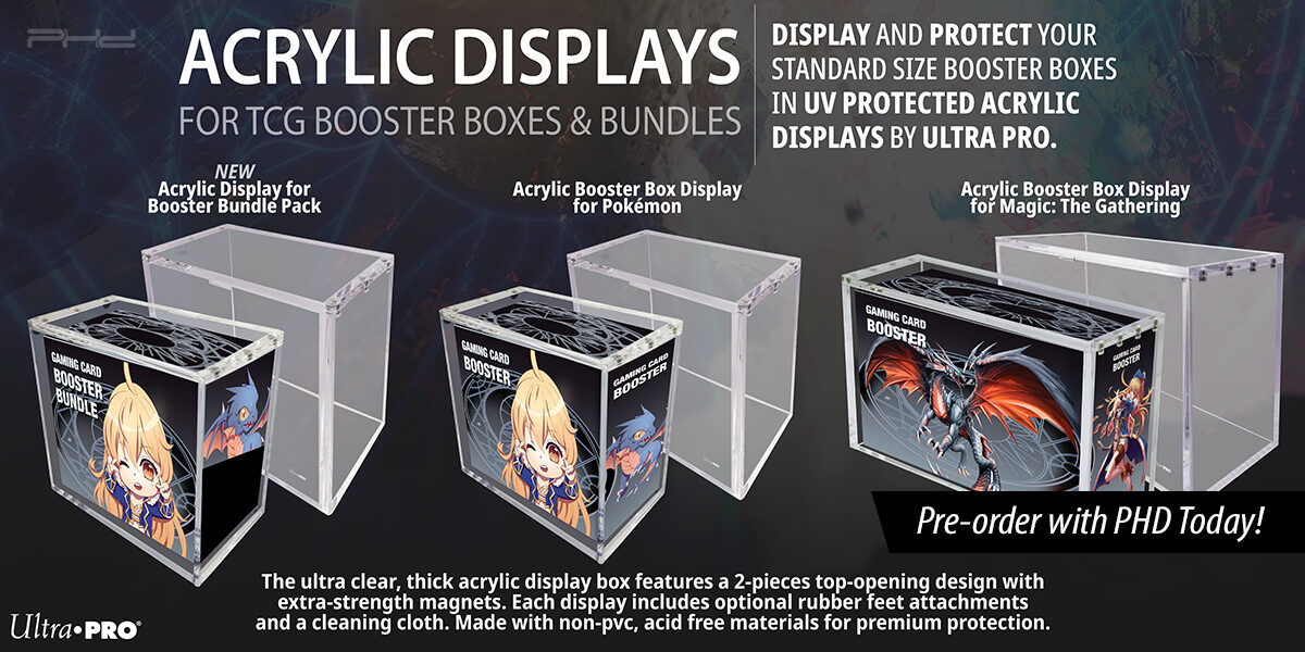 Ultra Pro Acrylic Booster Box Display w/ Magnetic Locking System