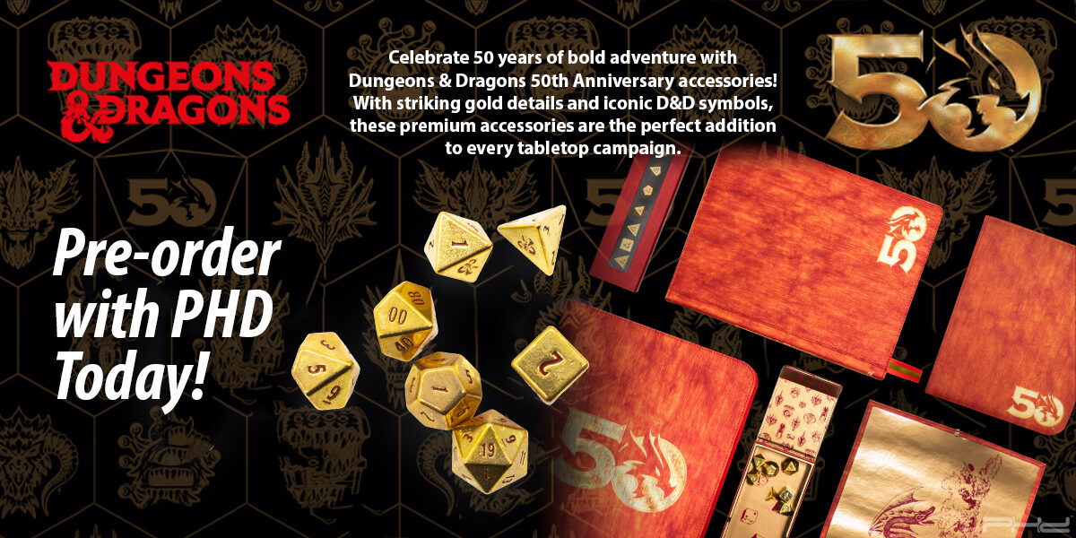 D&D 50th Anniversary Premium Accessories — Ultra•PRO