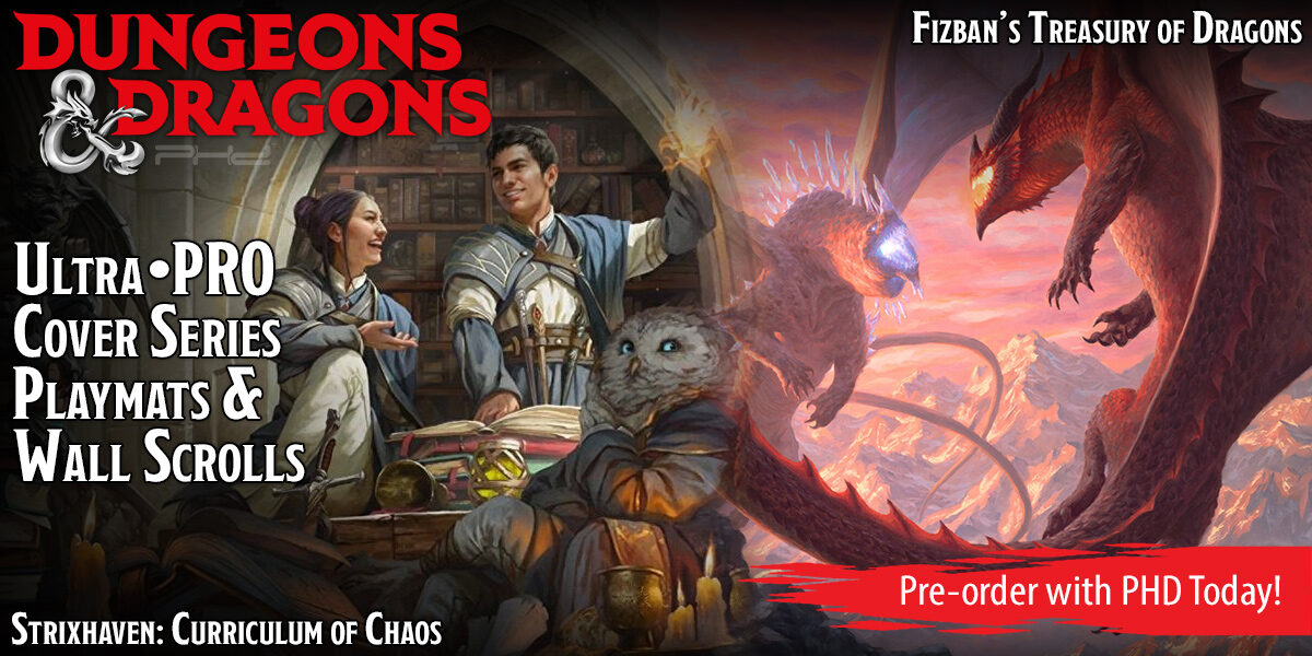 D&D Cover Series: Fizban's Treasury of Dragons & Strixhaven: Curriculum of Chaos — Ultra•PRO