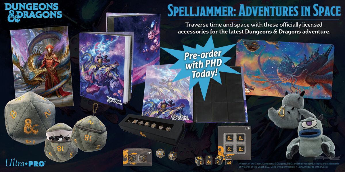 D&D Spelljammer Character Folios, Playmats, & Other Accessories — Ultra•PRO