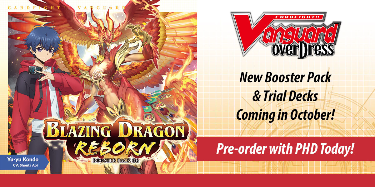 Cardfight!! Vanguard OverDress: Blazing Dragon Reborn & D Trial Decks 1–3 — Bushiroad