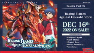 Cardfight Vanguard will+Dress: Raging Flames Against Emerald Storm Booster Box