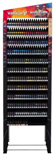 Model Color Display: Complete Range- 220 Colors/Aux + 8 Alc-Based Metals [Half Qty Floor Display]