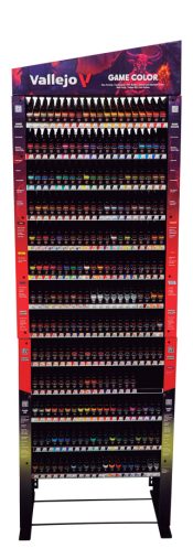 Game Fusion Display: Complete Game Air & Color Set- 240 colors + 9 Auxiliaries + 7 Primers, 18ml. [Half Qty Floor Rack]
