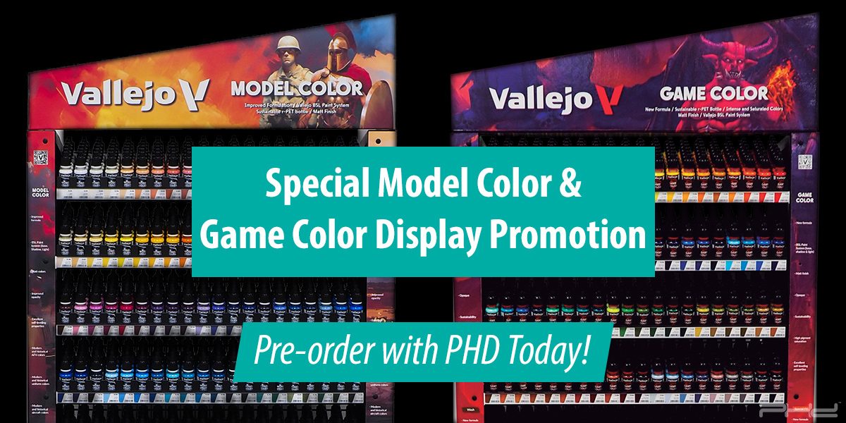 Special Model Color & Game Color Display Promotion — Vallejo