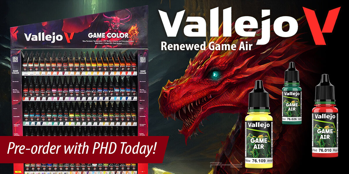 Renewed Game Air Paint Line & Racking — Vallejo