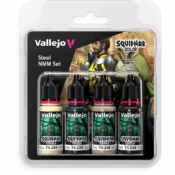Squidmar Color Set: 18 ml (4) - Steel NMM Set