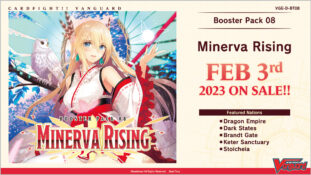 Cardfight!! Vanguard will+Dress: Minerva Rising Booster Display splash