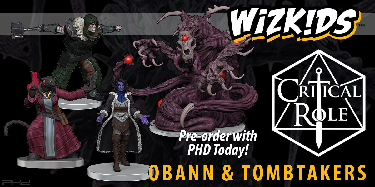 Critical Role: Obann & Tombtakers Miniatures — WizKids