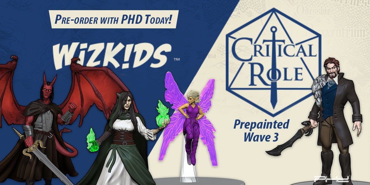 Critical Role Unpainted Minis, Wave 2 — WizKids