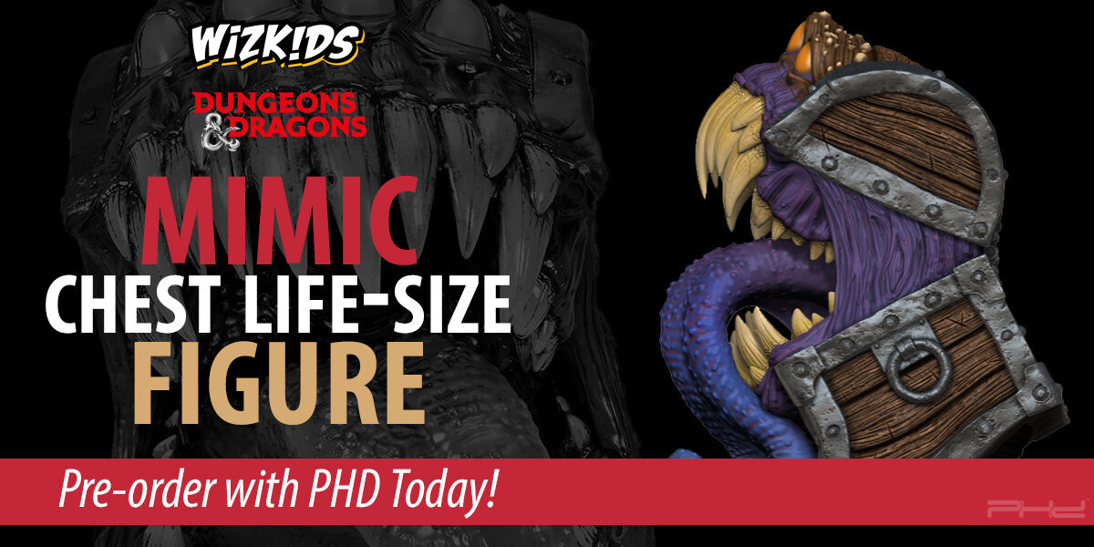 D&D Replicas of the Realms: Mimic Chest Life-Sized Figure — WizKids