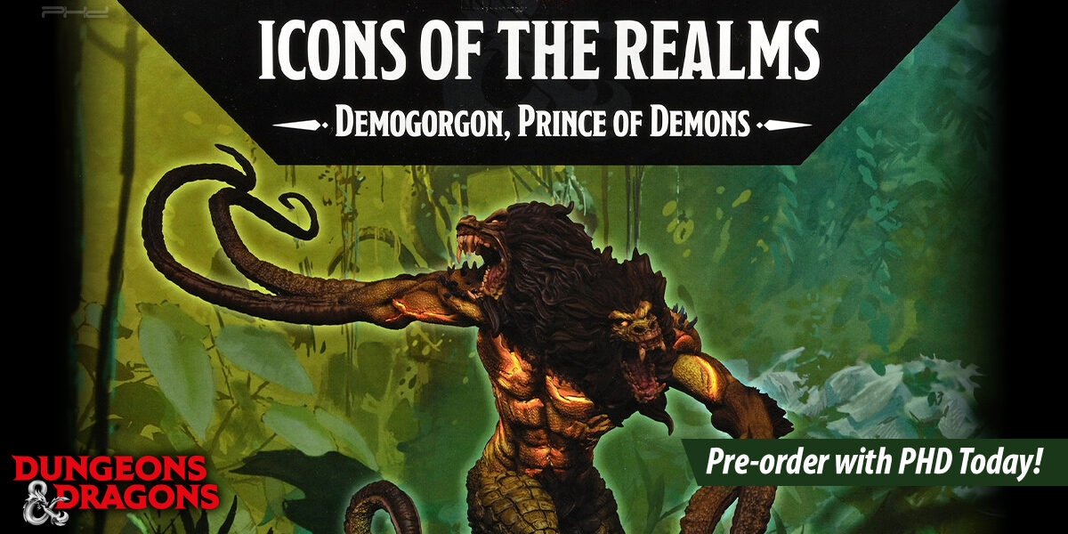 D&D Icons of the Realms: Demogorgon, Prince of Demons — WizKids