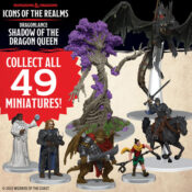D&D Icons of the Realms: Dragonlance 7 ct. Booster Brick (Set 25)