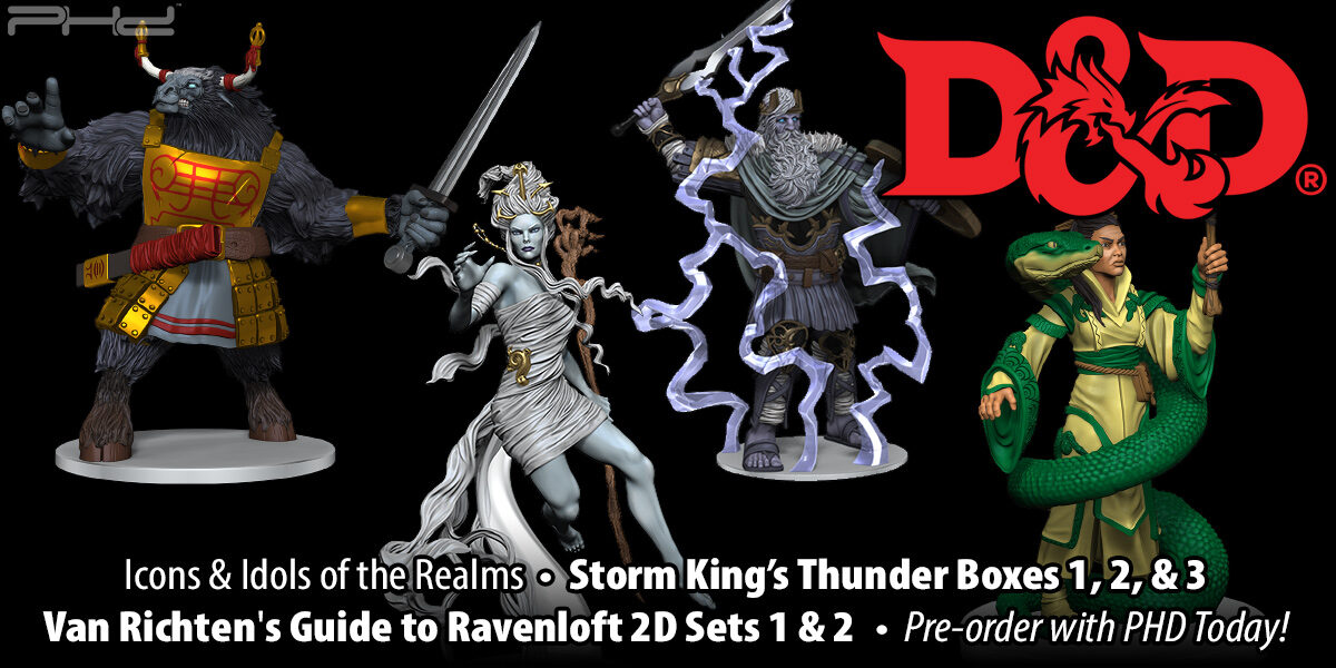 D&D Icons of the Realms: Storm King's Thunder & Idols of the Realms: Van Richten's Guide to Ravenloft — WizKids