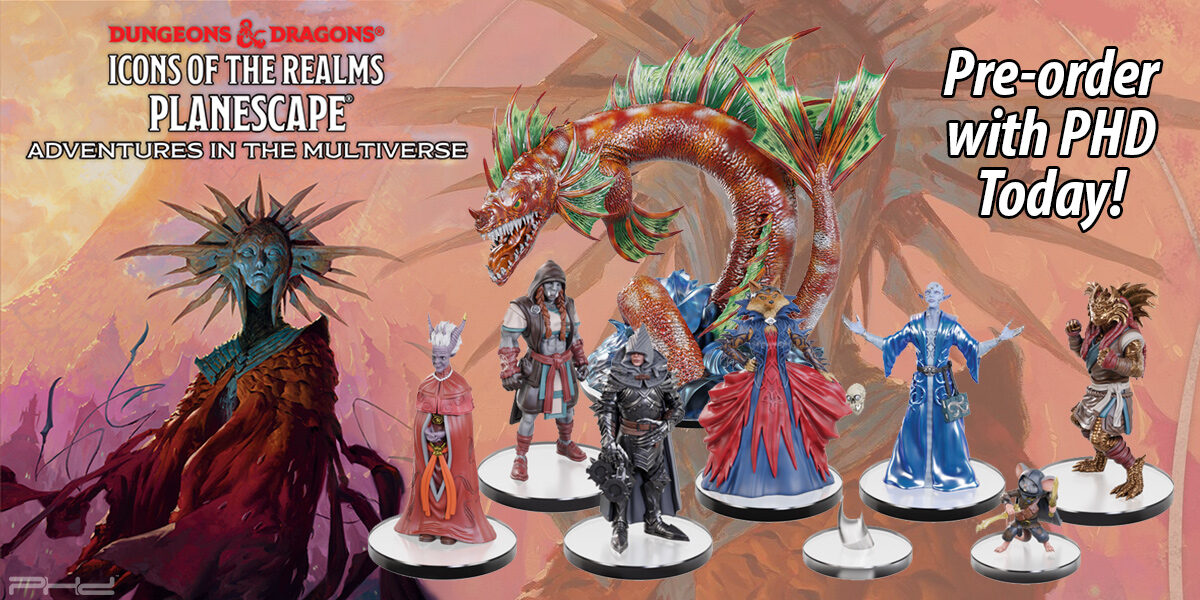 D&D Icons of the Realms, Planescape: Adventures in the Multiverse Miniatures — WizKids