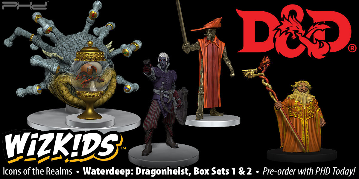 D&D Icons of the Realms: Waterdeep Dragon Heist Box Sets — WizKids