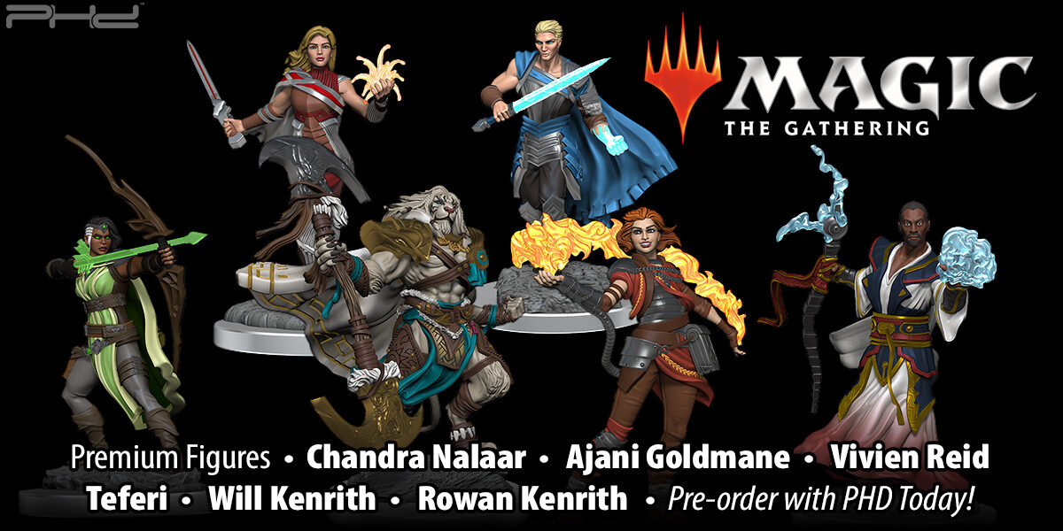 Magic The Gathering Premium Planeswalker Figures WizKids PHD