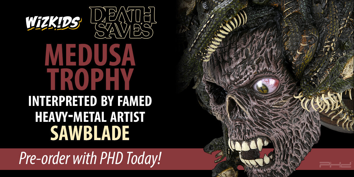 Death Saves Medusa Trophy — WizKids