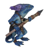 Blue Pathfinder Kobold Foam Replica