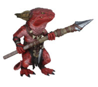 Red Pathfinder Kobold Foam Replica