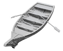 Rowboat & Oars (WZK90503)