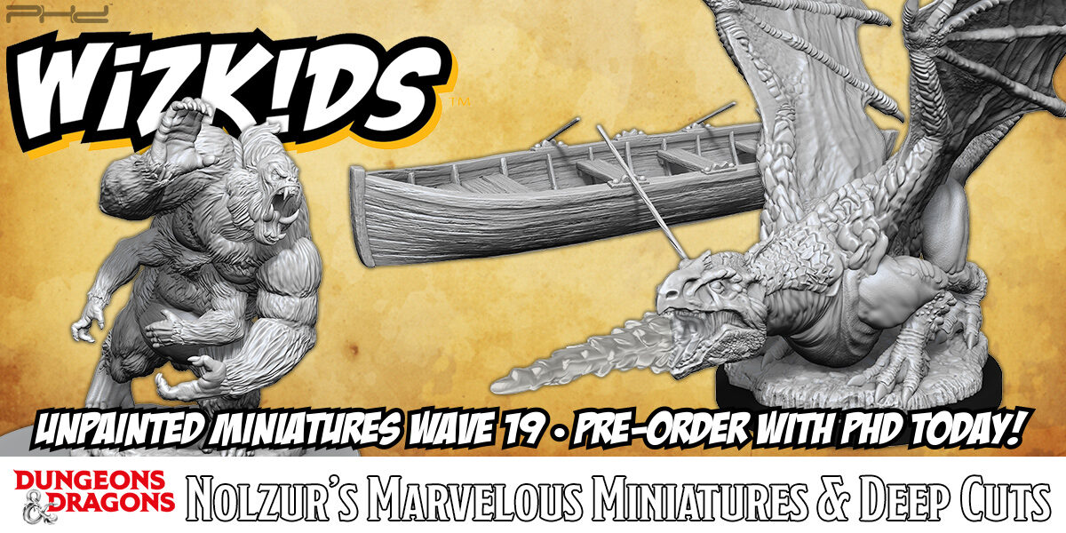 Unpainted Miniatures Wave 19 — WizKids