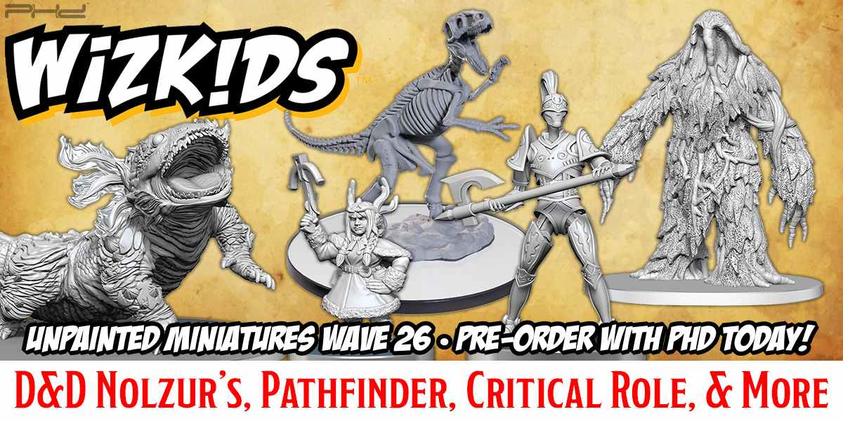 Unpainted Miniatures, Wave 26 — WizKids