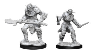 Bugbear Barbarian Male & Bugbear Rogue Female (WZK90311)