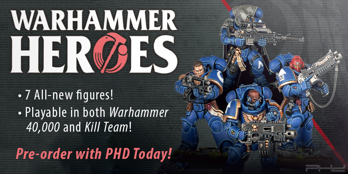 Warhammer Heroes 2023: Ultramarine Blind Booster Display — Games Workshop