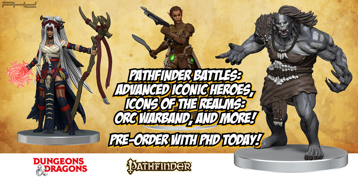 D&D Icons of the Realms & Pathfinder Battles Prepainted Minis — WizKids