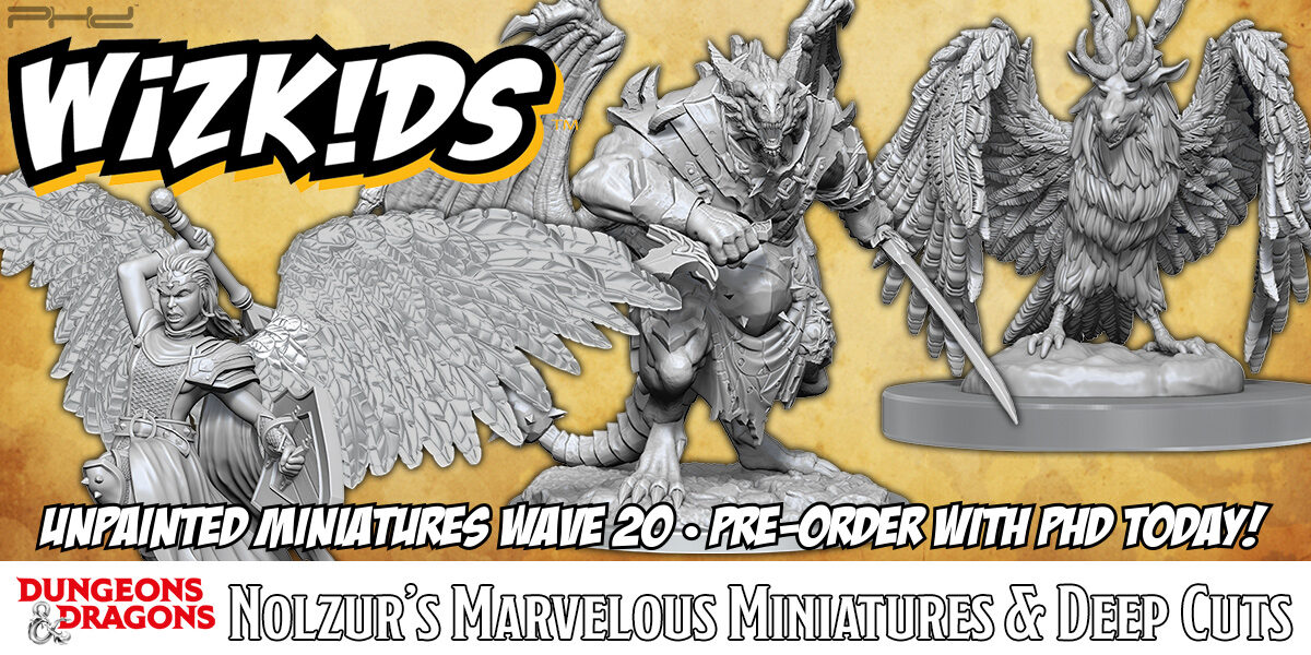 D&D Nolzur's Marvelous Miniatures & Deep Cuts Wave 20 — WizKids