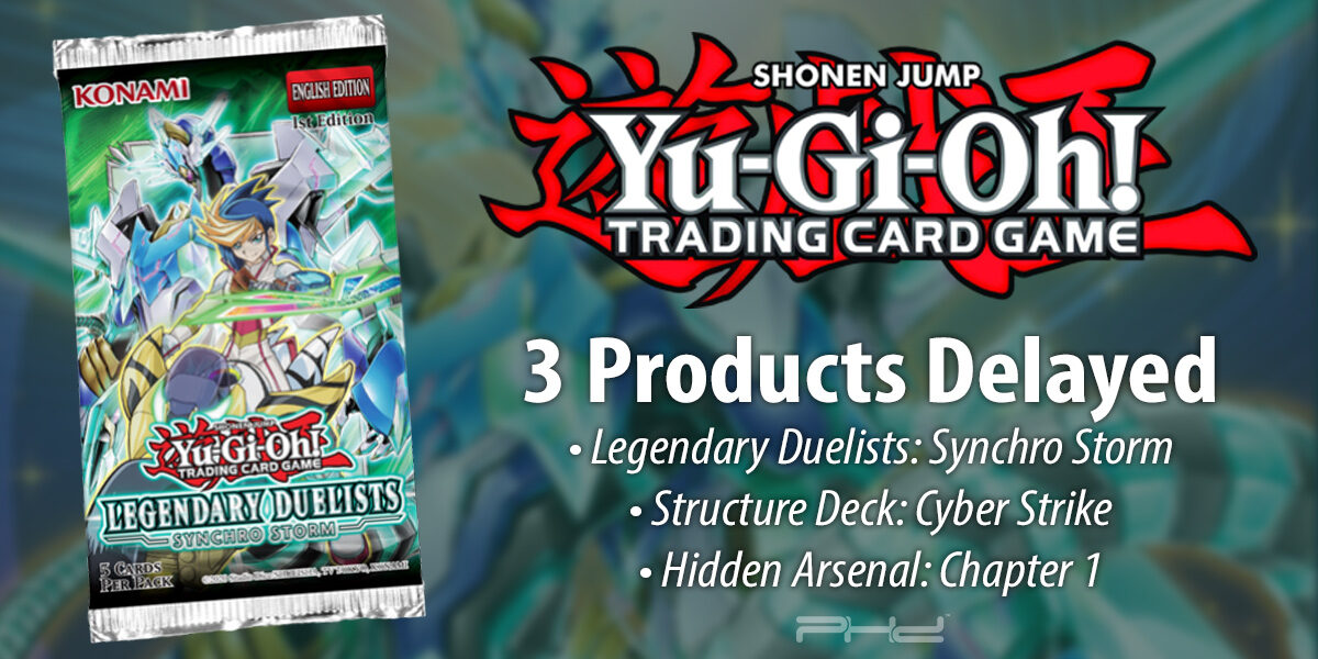 Yu-Gi-Oh! Product Release Date Changes