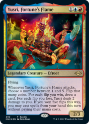 Modern Horizons 2 Bundle promo: Yusri, Fortune's Flame